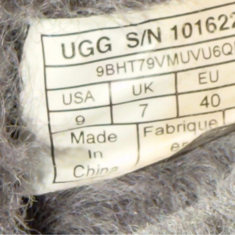 UGG Gray Classic Mini II Shearling Lined Ankle Boots Sz 9 Warm Snow Winter